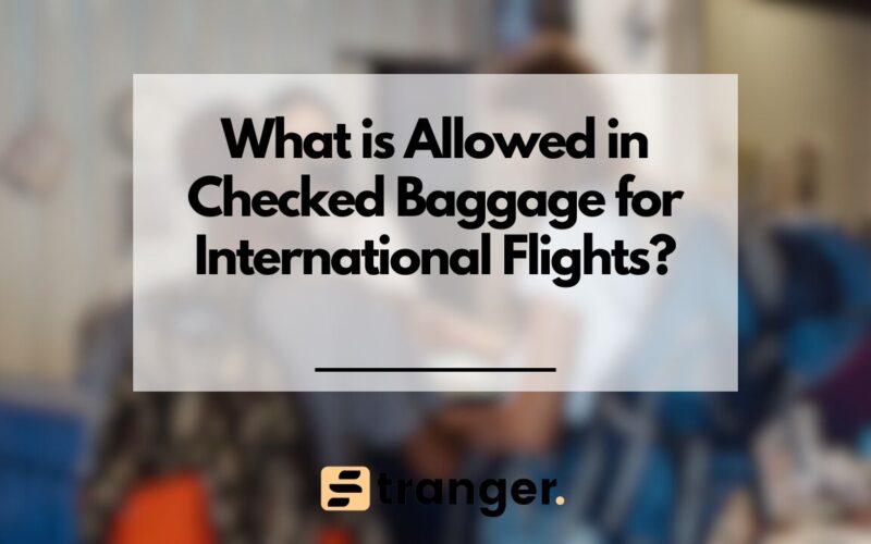 What is Allowed in Checked Baggage for International Flights? - Featured image