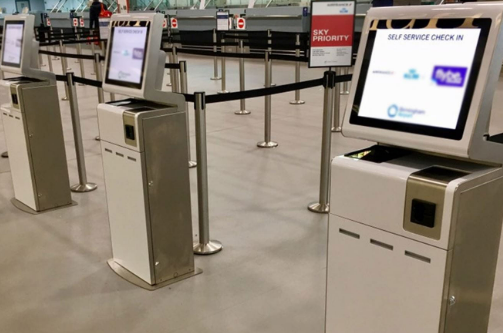 Airports self-service kiosks
