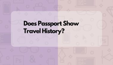 Does Passport Show Travel History?