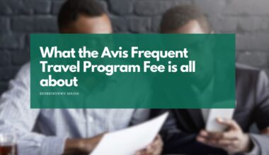 What the Avis Frequent Travel Program Fee is all about (Finally)
