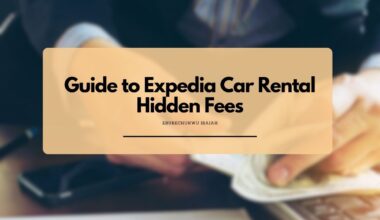Guide to Expedia Car Rental Hidden Fees