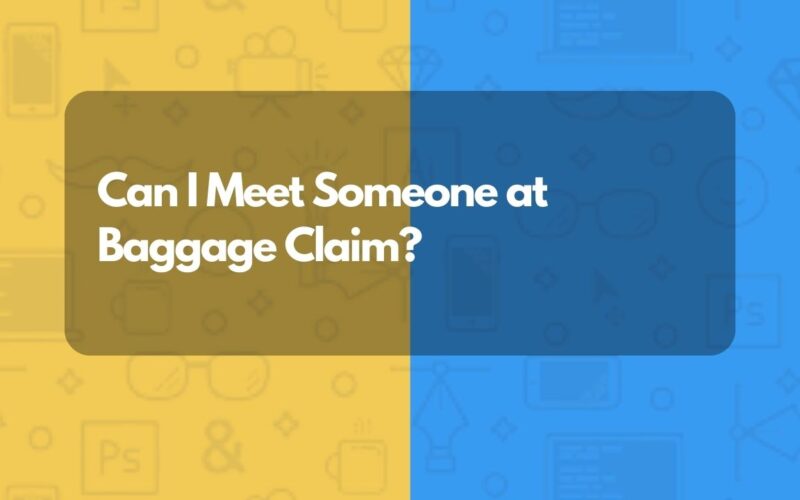 Can I Meet Someone at Baggage Claim?
