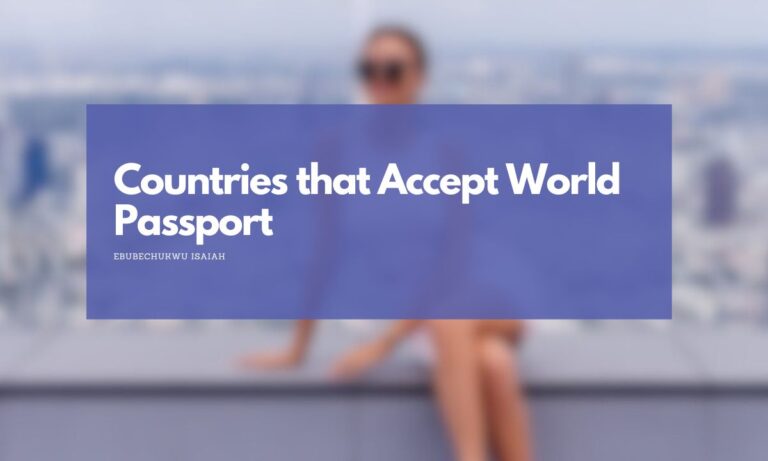 List of Countries that Accept World Passport
