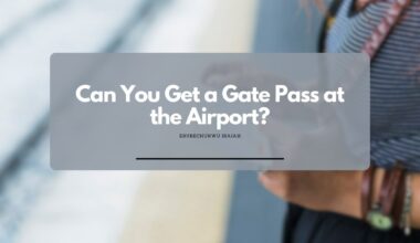 Can You Get a Gate Pass at the Airport?