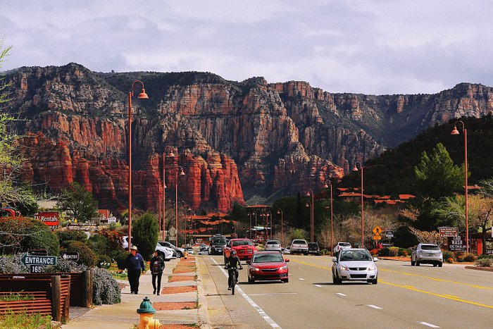 A snapshot of a view of Sedona in Arizona